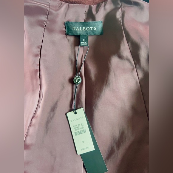 NWT Talbots Velvet Blazer - Picture 11 of 14
